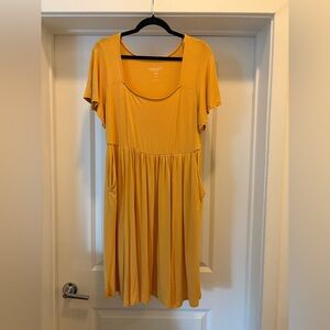 Torrid Mustard Midi Dress